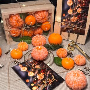 Gavekasse med voksmandariner