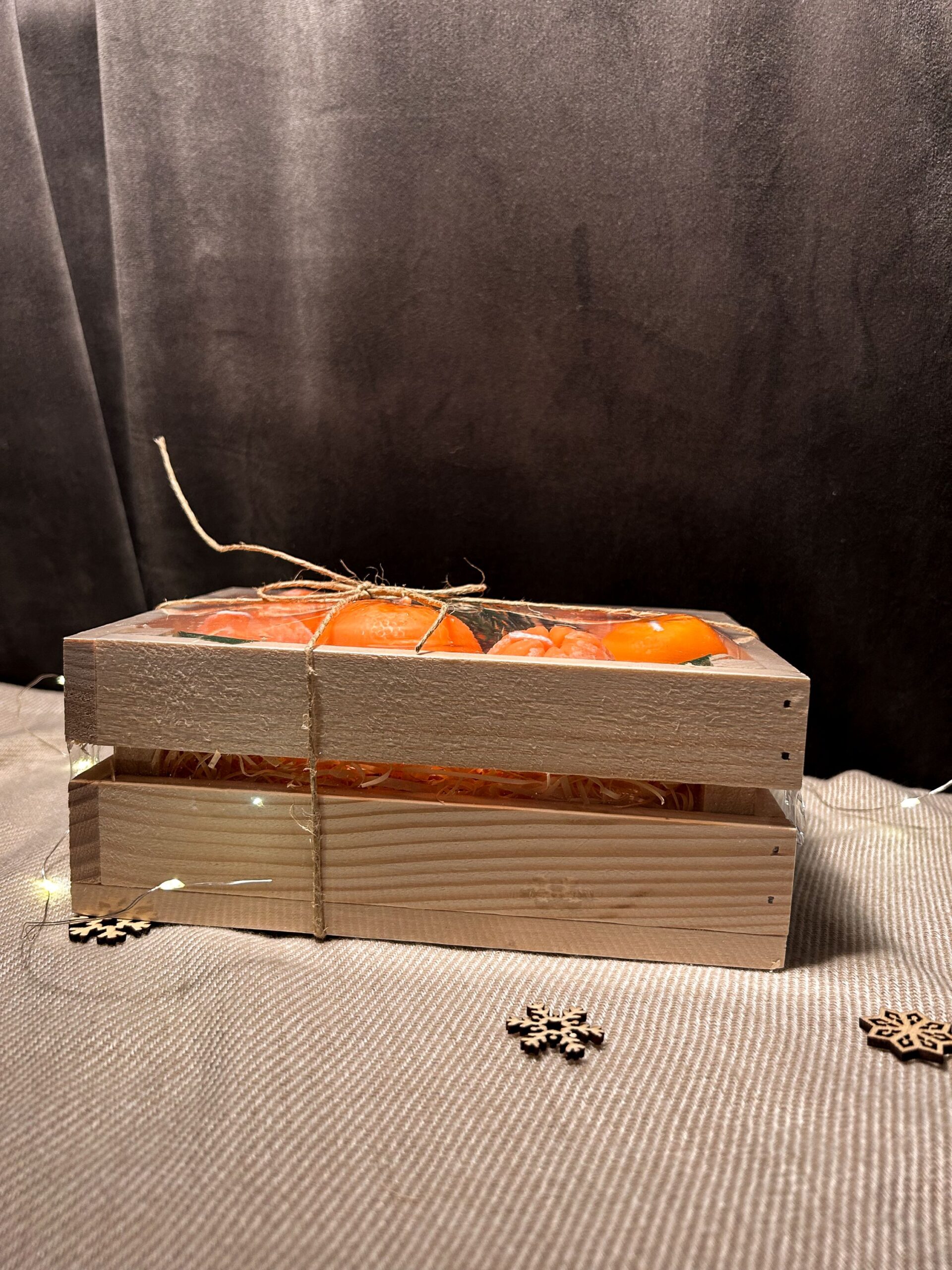 Gavekasse med voksmandariner - Image 6