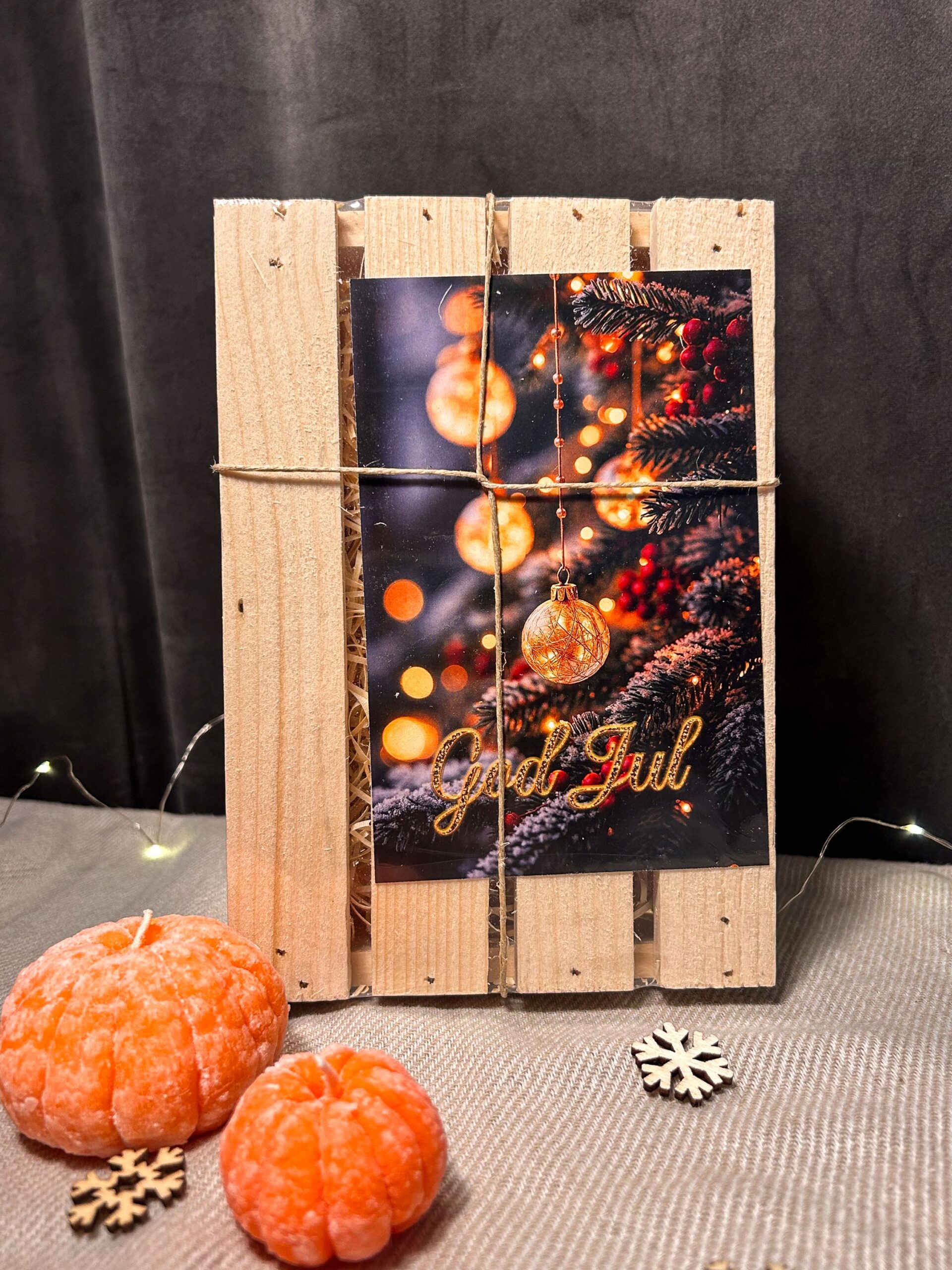 Gavekasse med voksmandariner - Image 7